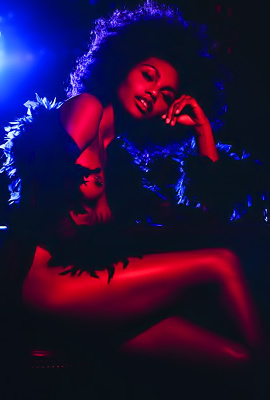 Ebony goddess Milan Dixon is naked perfection